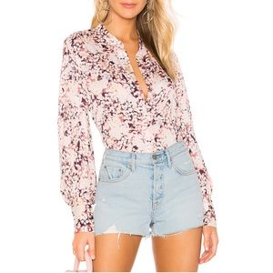 Equipment Boleyn Top - Size Large. Floral Multi-color